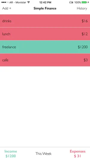MySimpleFinance screenshot 2