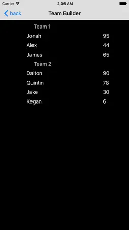 Team Builder screenshot 3