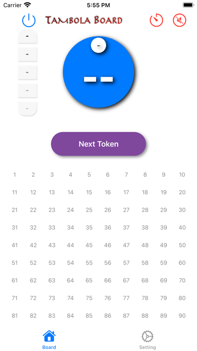 Tambola Board Screenshot