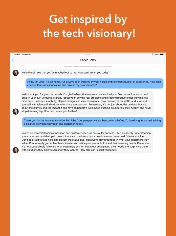 #4. AI Personas & Characters (iOS) 由: Forwardpath Technologies LLP