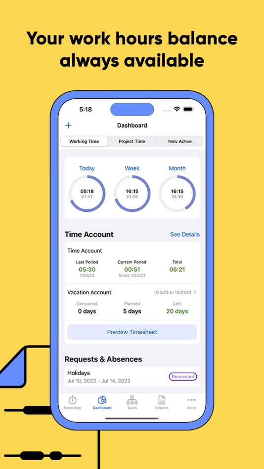 #9. timr - Time & Mileage Tracker (iOS) โดย: troii Software GmbH