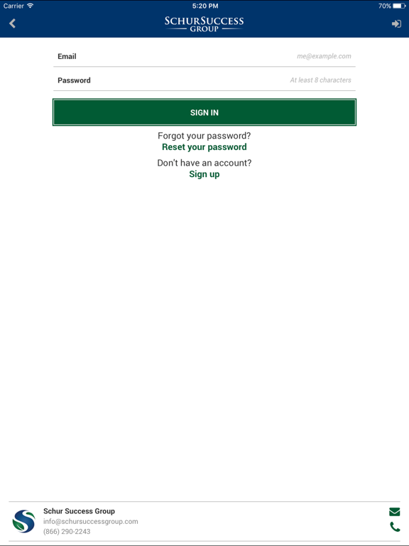 Schur Success iPad screenshot 2 - Business app