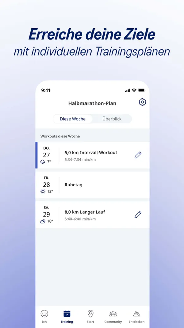 ASICS Runkeeper Lauf-Tracker iPhone App Screenshot 3 – Gesundheit & Fitness