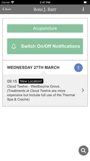 Ross J. Barr : Clinic screenshot 3