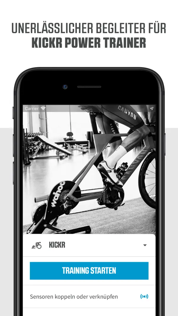 Wahoo iPhone App Screenshot 1 – Gesundheit & Fitness