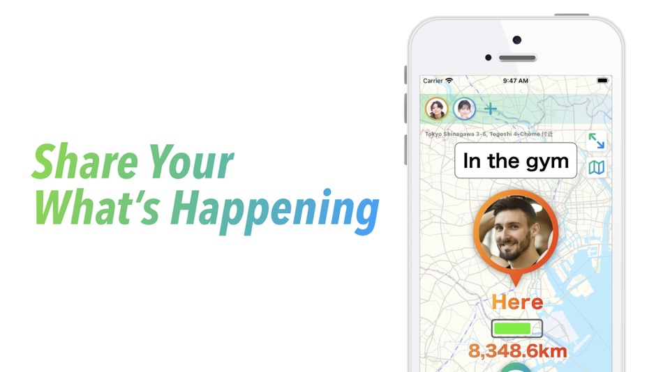 #6. Location Sharing Tracker (iOS) 由: takaaki ono