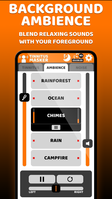 Tinnitus Masker Relief Sounds Screenshot