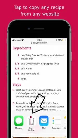 Copy Me That recipe manager screenshot 2