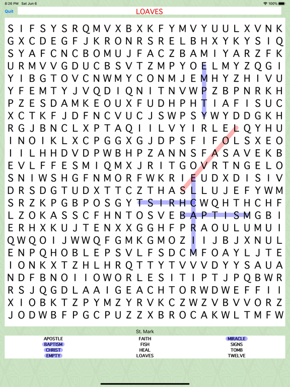 Screenshot #5 pour Giant Bible Word Search