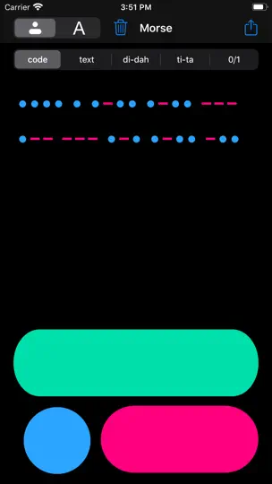 Capture d'écran de ITU Morse Codes sur iPhone 1
