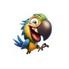 Happy Macaw Stickers icon