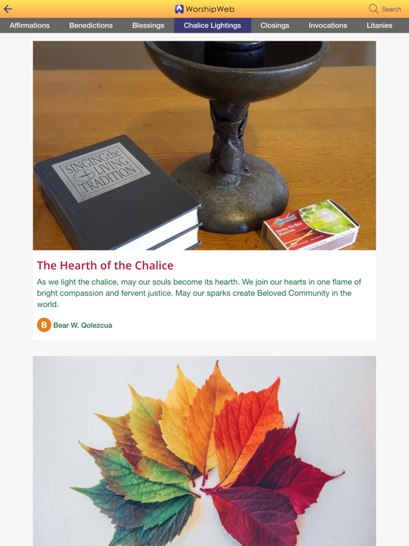 WorshipWeb iPad screenshot 3 - Lifestyle app