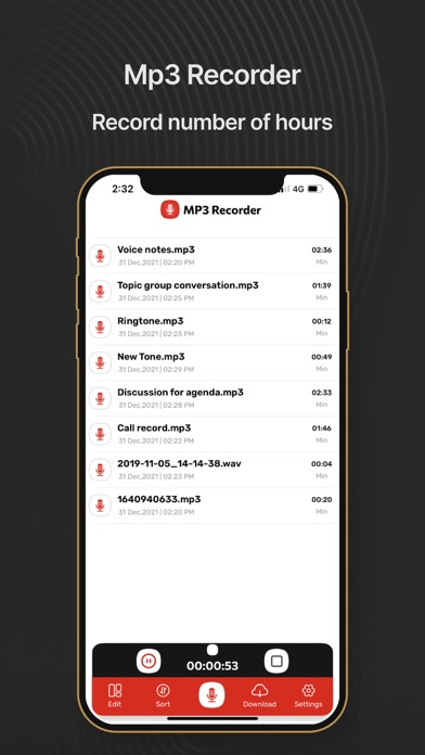 Record Audio & Mp3 Recorder Screenshot