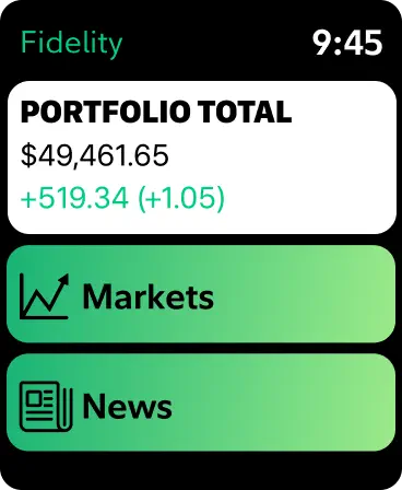Fidelity Investments Watch screenshot 1