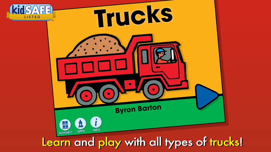 #1. Trucks - Byron Barton (iOS) De: Oceanhouse Media