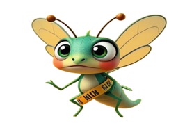 Flying Dragonfly Stickers