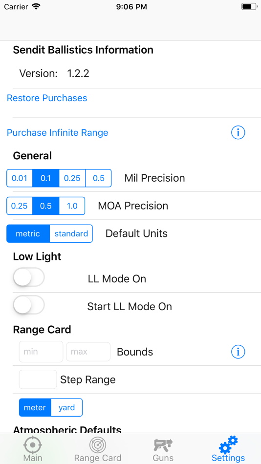 #4. Sendit Ballistics (iOS) Podle: Deft Systems, LLC