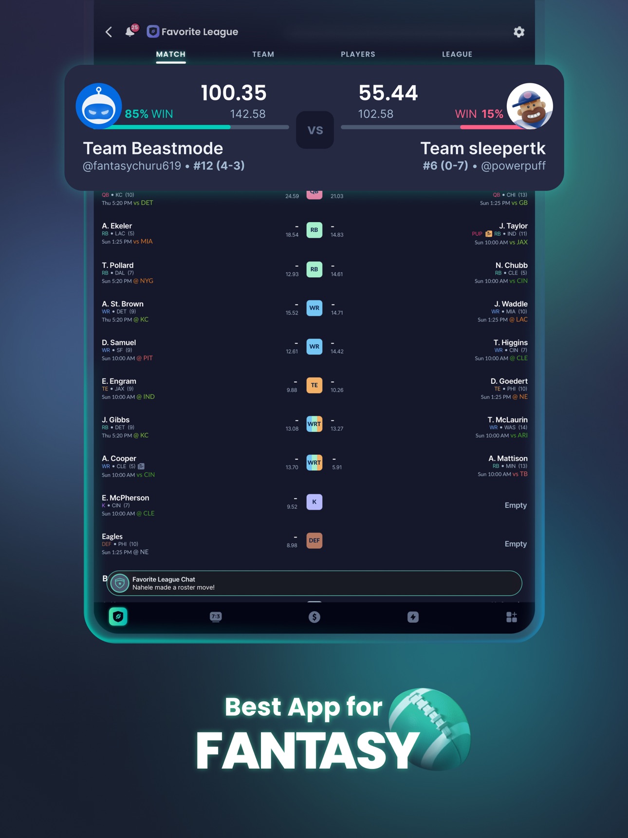 Sleeper - Fantasy Sports screenshot 5