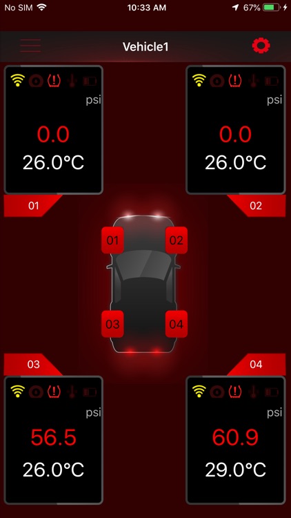 Multi Wheel BLE TPMS