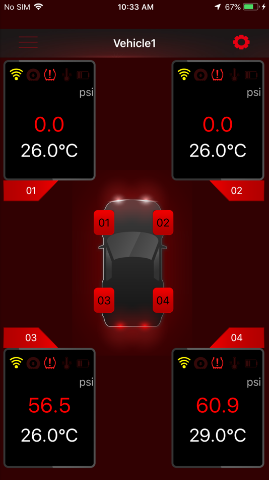 #1. Multi Wheel BLE TPMS (iOS) 由: SYSGRATION