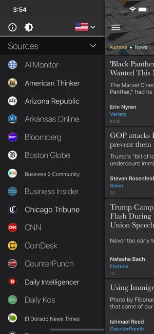 Opinions and Columnists screenshot 2