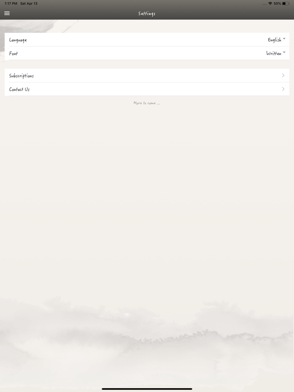 iPad screenshot