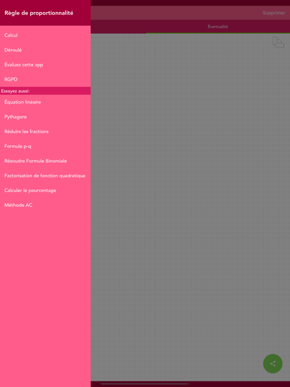 Screenshot #6 pour Règle de proportionnalité
