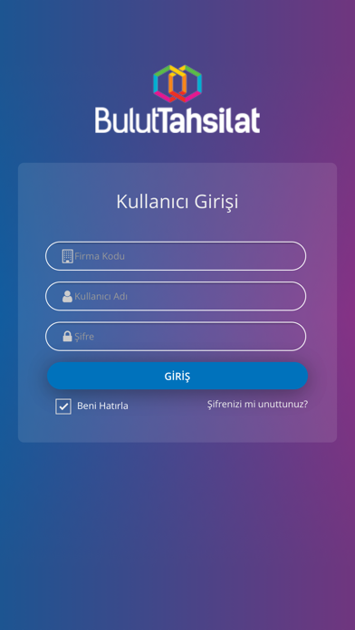 BulutTahsilat Webview app screenshot