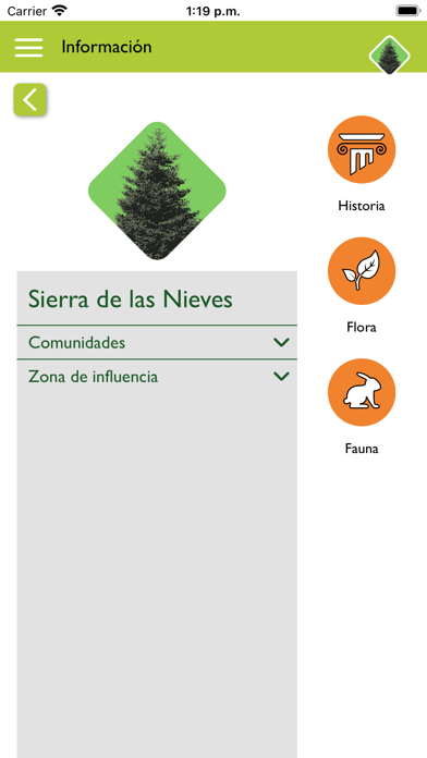 Parques Nacionales Screenshot