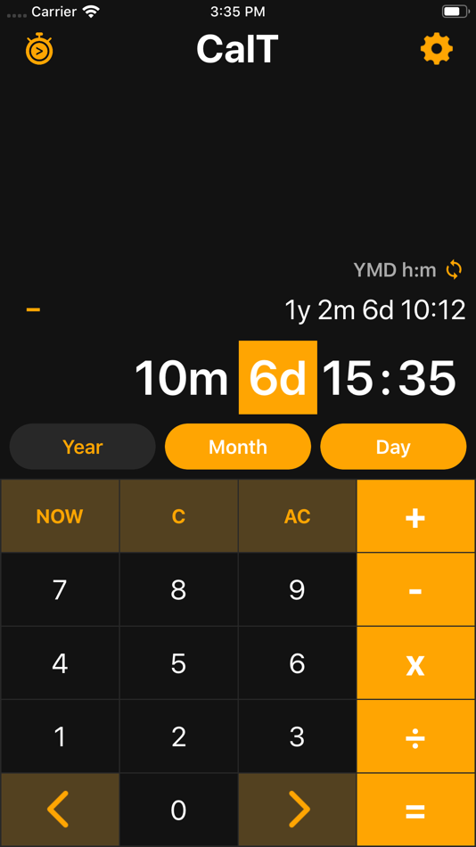 #4. CalT - Date & Time Calculator (iOS) 由: Vladislav Kovalyov