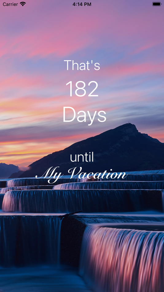 #6. Liquid Glass Countdown Widget (iOS) 来自: Zaffles