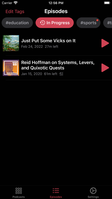 Kasey Podcast Screenshot