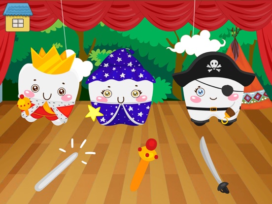 Funny Teeth kids dentist games iPad screenshot