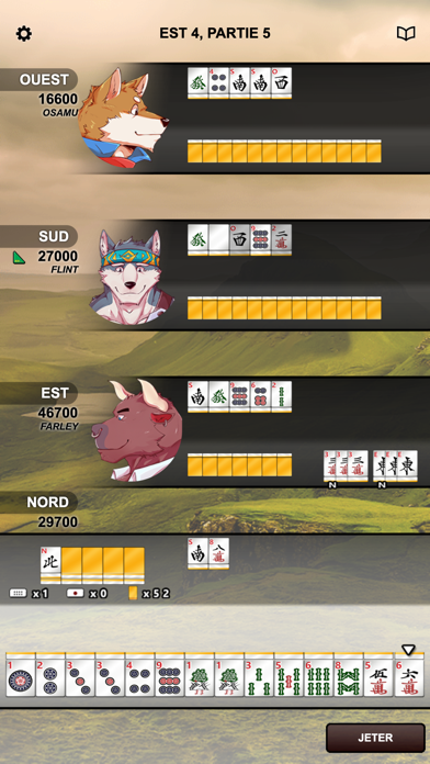 Screenshot #1 pour Kemono Mahjong