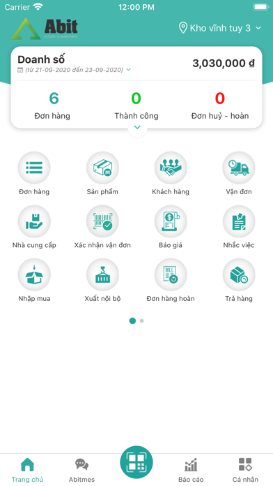 Abitstore - Quản lý bán hàng Screenshot