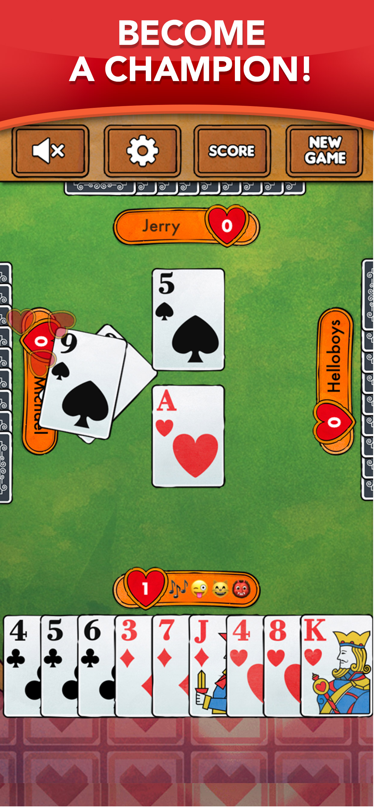 Hearts - Card Game Classic screenshot 3