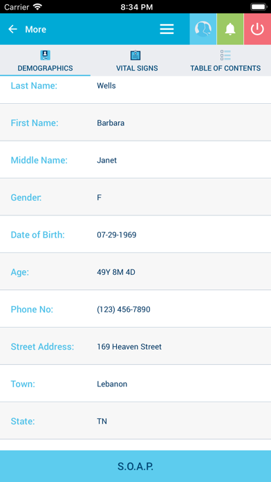 App screenshot