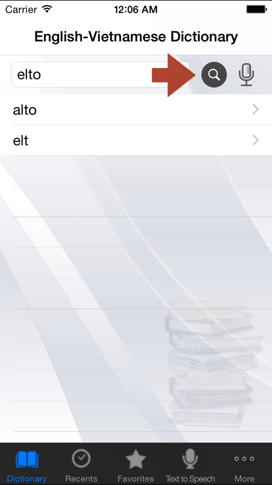 #3. English-Vietnamese Dictionary. (iOS) By: Ngo Bien