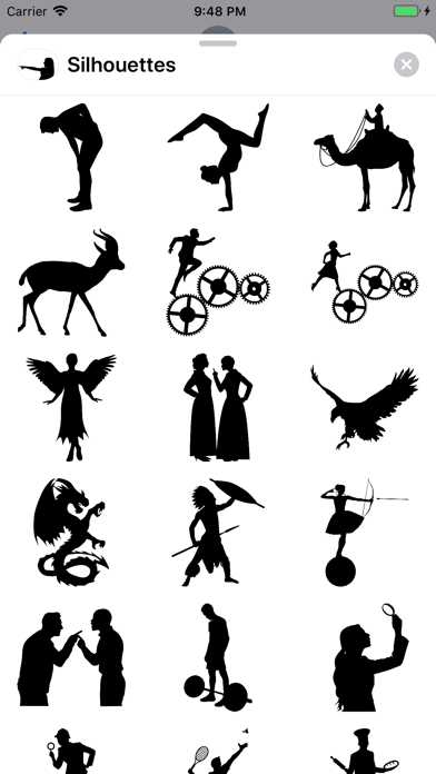 Shadows Stickers screenshot