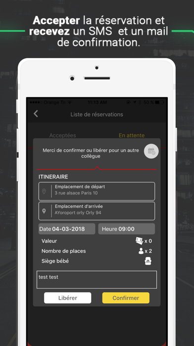 Screenshot #1 pour Taxi Proxi : Commander course