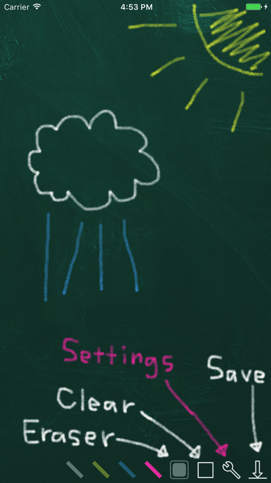 #2. Draw on a Chalkboard (iOS) 由: Kentaro Wada