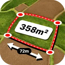 Land Distance Area Calculator app icon