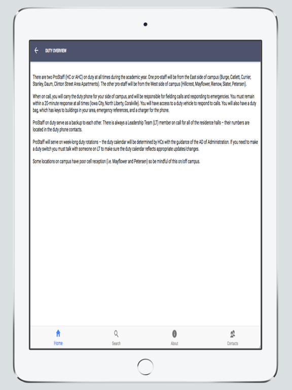 Screenshot #5 pour UHD A-Z Response Protocols