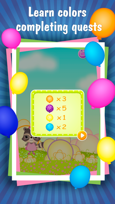Candy Raccoon: Pop Balloons iPhone screenshot 5 - Games app