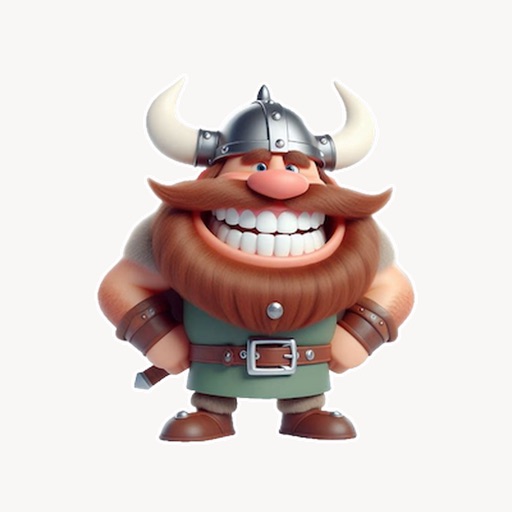 Happy Viking Stickers