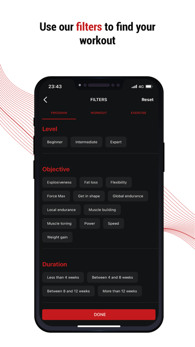 Chronofit Screenshot