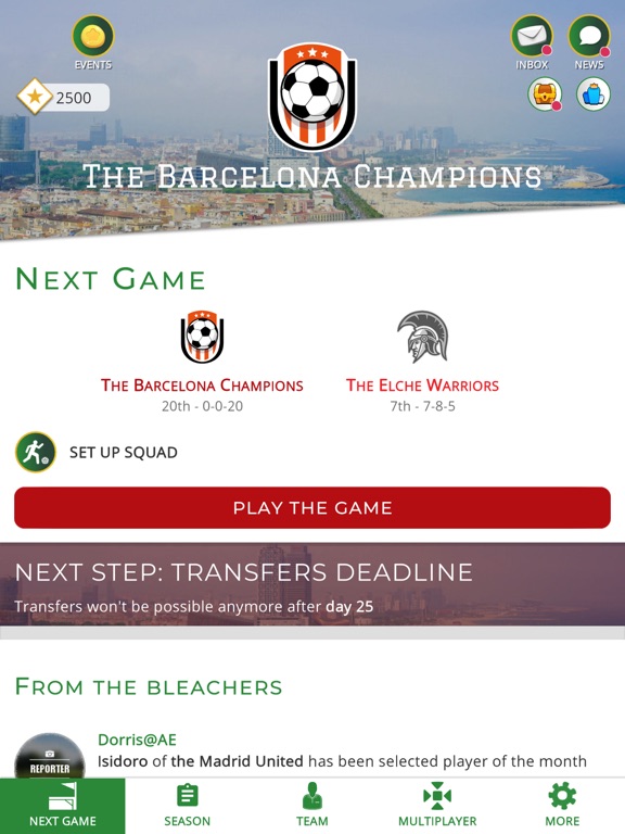 Screenshot #4 pour Astonishing Eleven - Soccer GM