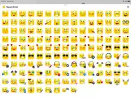 Yellow Square Smileys Emoticon ipad bilder 0