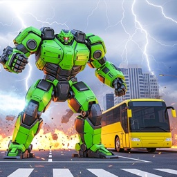 Superhero Robot Alien Rescue