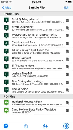 Road Trip Planner Viewer iPhone image 4